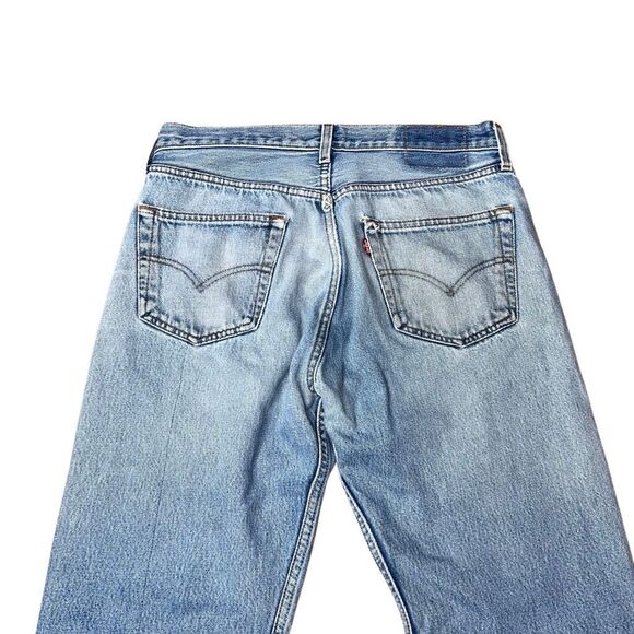 Vintage VTG 90’s Levi’s Button Fly Jeans 32 X 30 - Picture 5 of 9